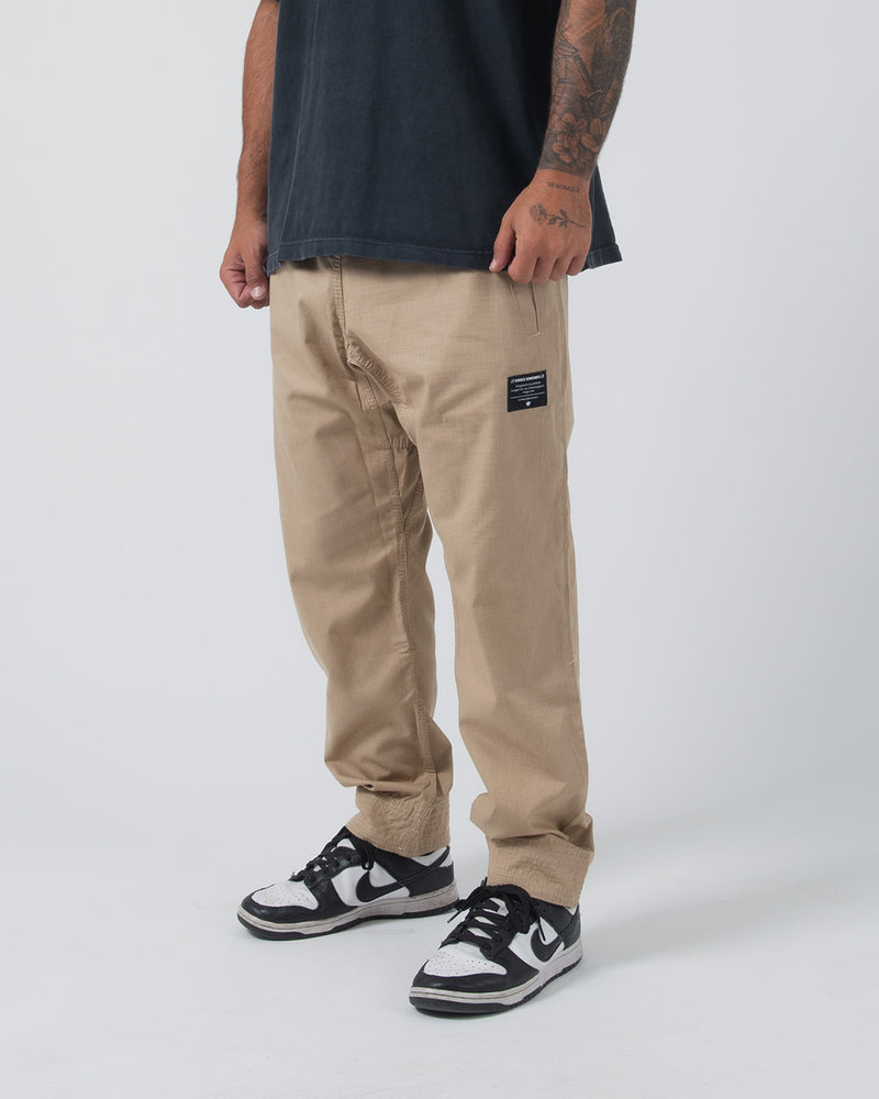 Casual Rip Stop Gi Pant - Grey