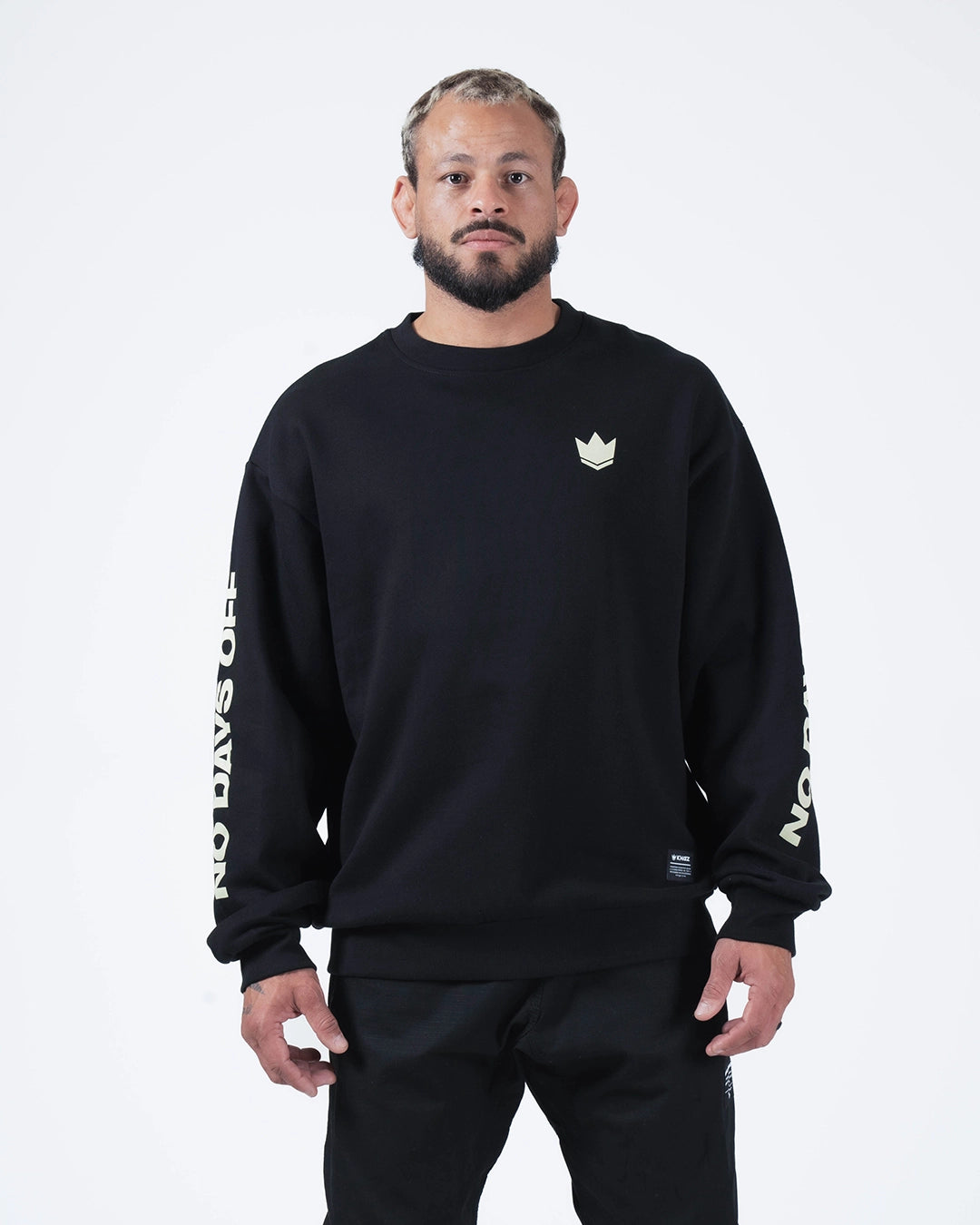 No Days Off Crewneck Sweater | kingzkimonos.com