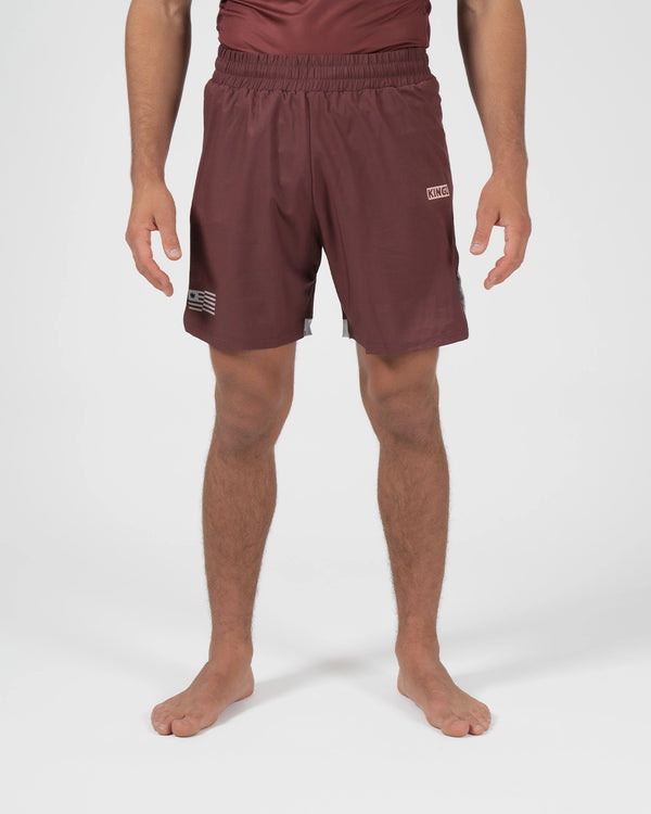 Kingz Trooper Men's Grappling Shorts - Maroon