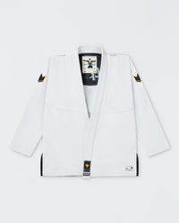 Kingz Legends Never Die Respect Youth BJJ Gi - White