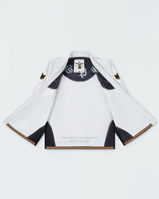 Kingz Legends Never Die Respect Youth BJJ Gi - White - Photo 7