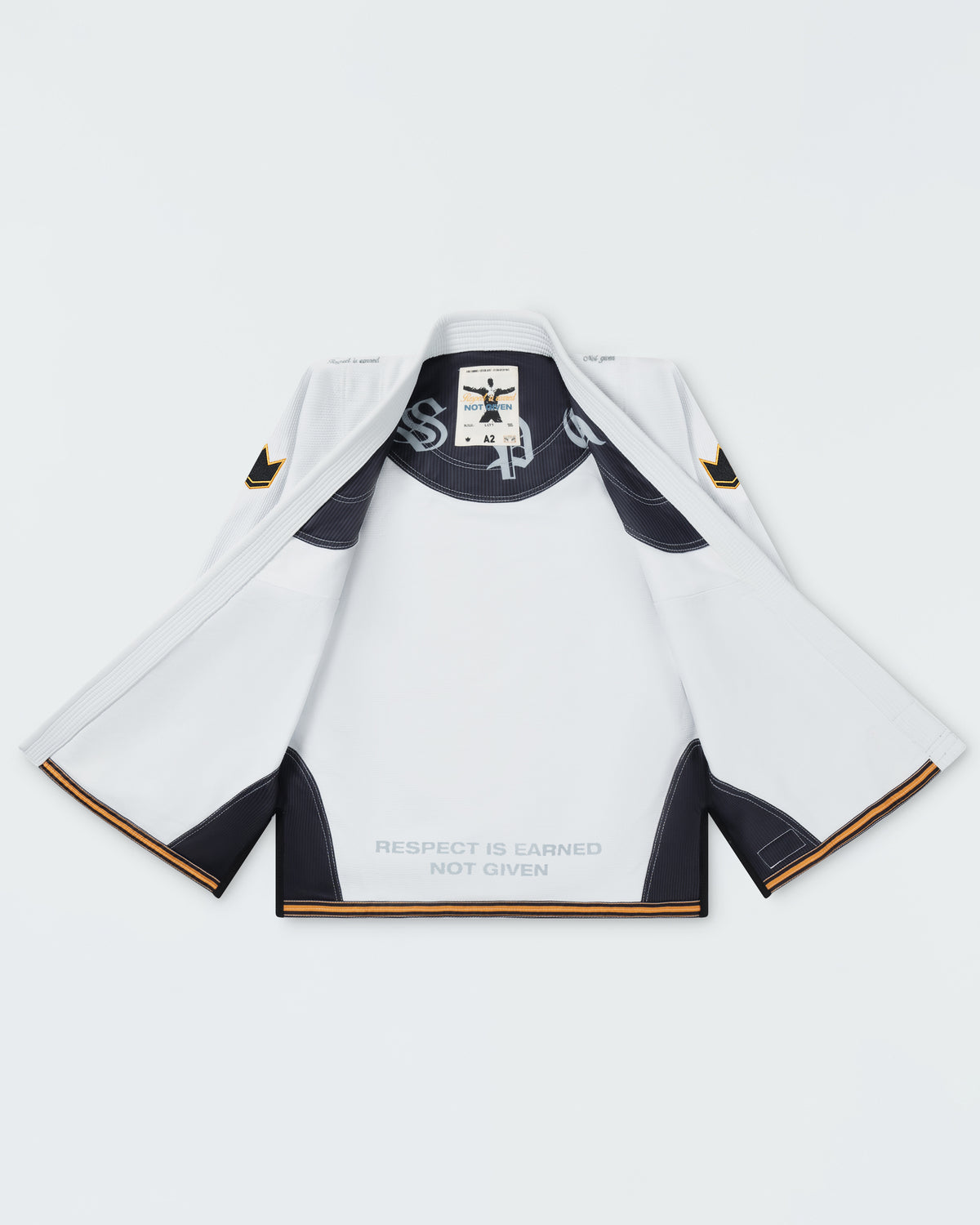 Kimono de Jiu-Jitsu Legends Never Die Respect pour jeunes - Blanc