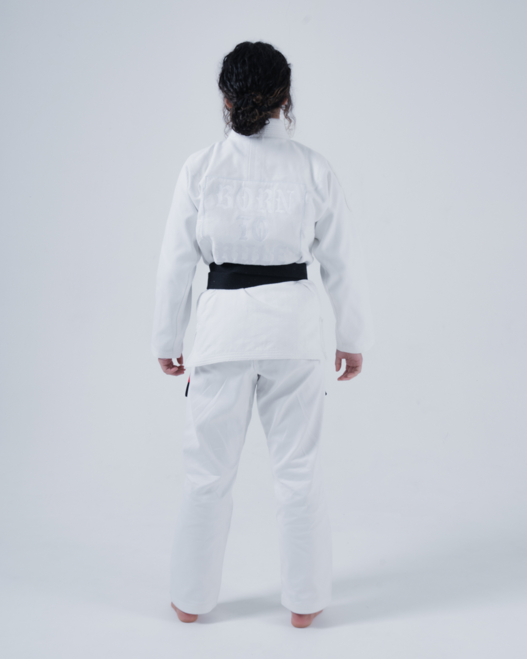 Born to Rule Women's Jiu Jitsu Gi - White