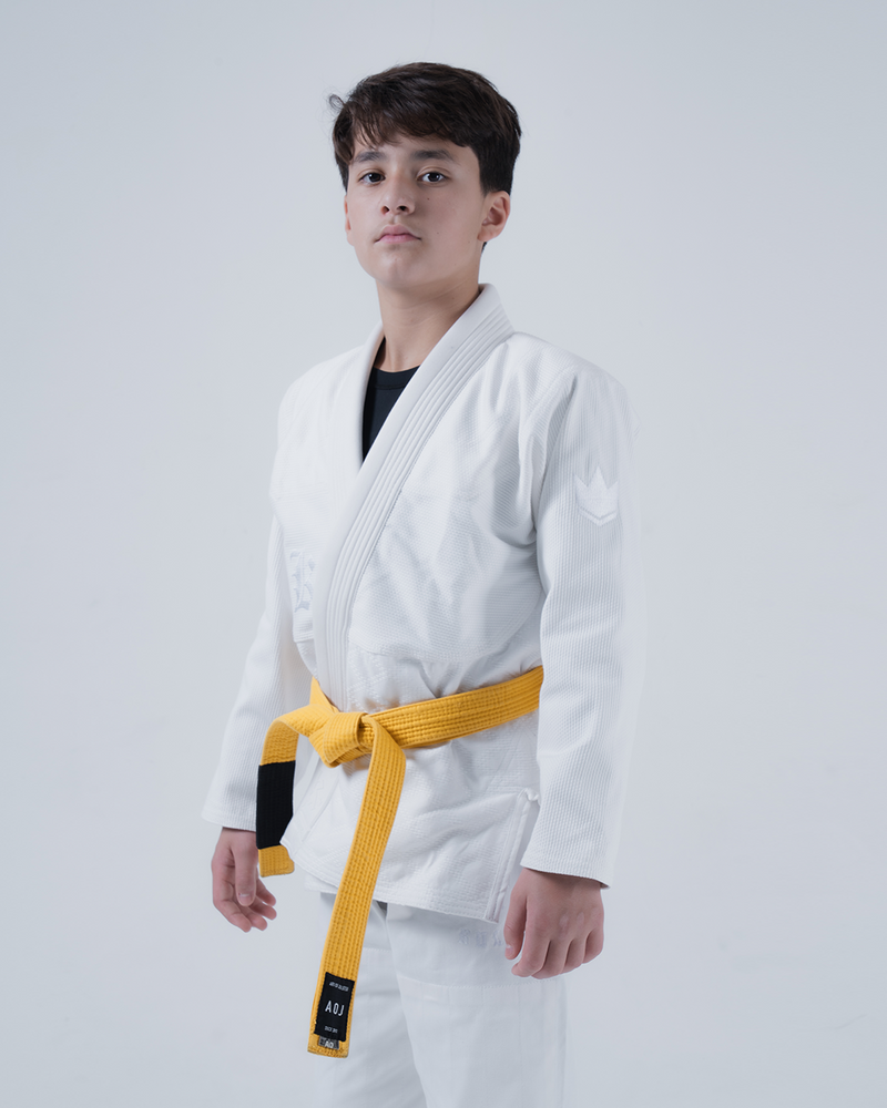 Born to Rule Youth Jiu Jitsu Gi - White