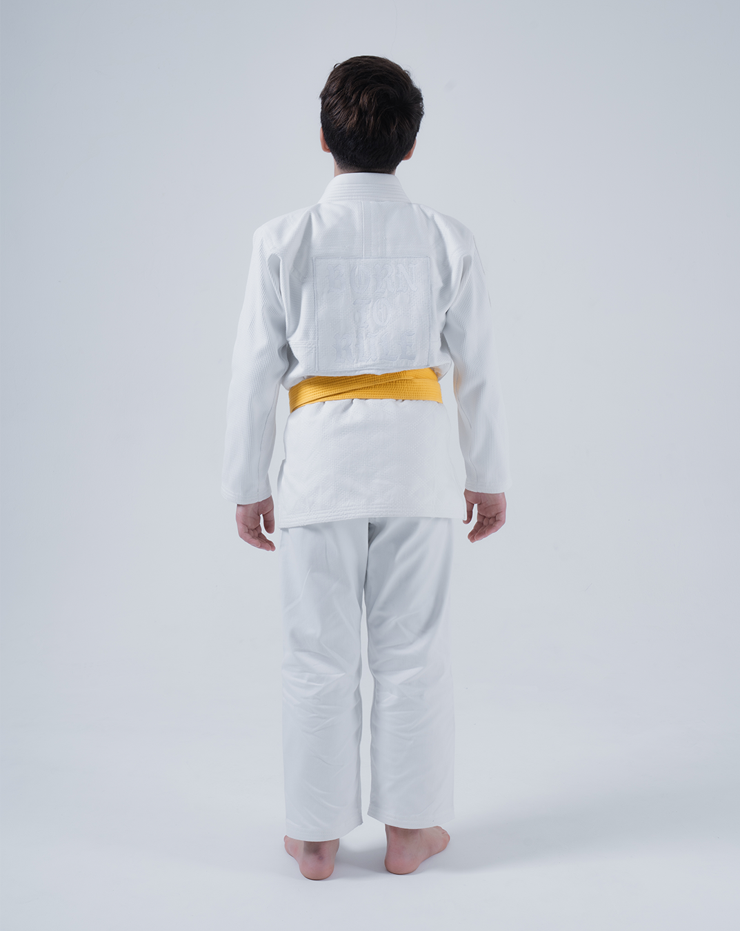 Born to Rule Youth Jiu Jitsu Gi - White
