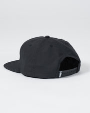Kingz-Crown Patch 5-Panel Strapback Hat - Black