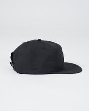 Kingz-Crown Patch 5-Panel Strapback Hat - Black