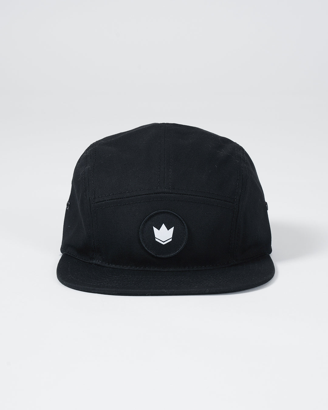 Crown Patch Strapback Hat - Black | kingzkimonos.com