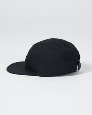 Kingz-Crown Patch Strapback Hat - Black