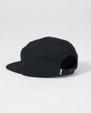 Kingz-Crown Patch Strapback Hat - Black