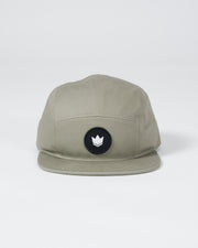 Kingz-Crown Patch Strapback Hat - Sage Green