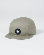 Kingz-Crown Patch Strapback Hat - Sage Green