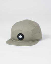 Kingz-Crown Patch Strapback Hat - Sage Green