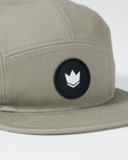 Kingz-Crown Patch Strapback Hat - Sage Green
