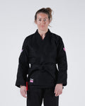 Empowered Women's Jiu Jitsu Gi - Black Black from Kingz