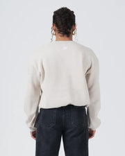 Kingz_Script Crewneck Sweatshirt_Bone_Women_KZWH06_04