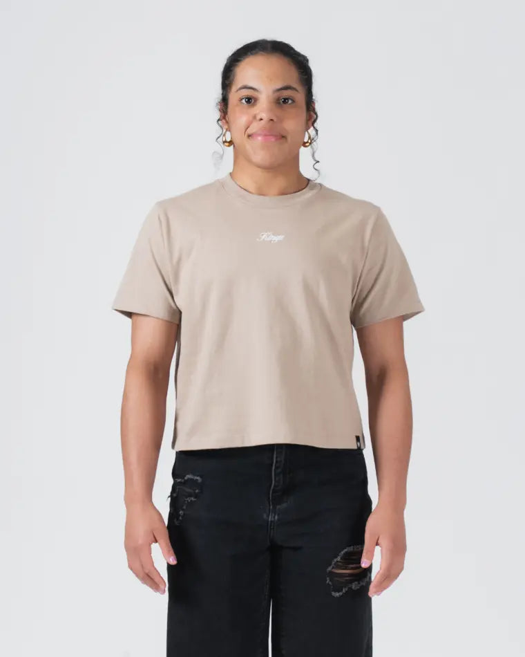 Women's Heavyweight Tee - French Oak