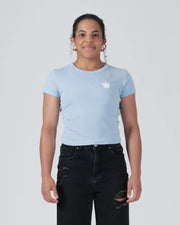Kingz_Kore Women's Baby Tee_Blue_Women_KZWTS04_01