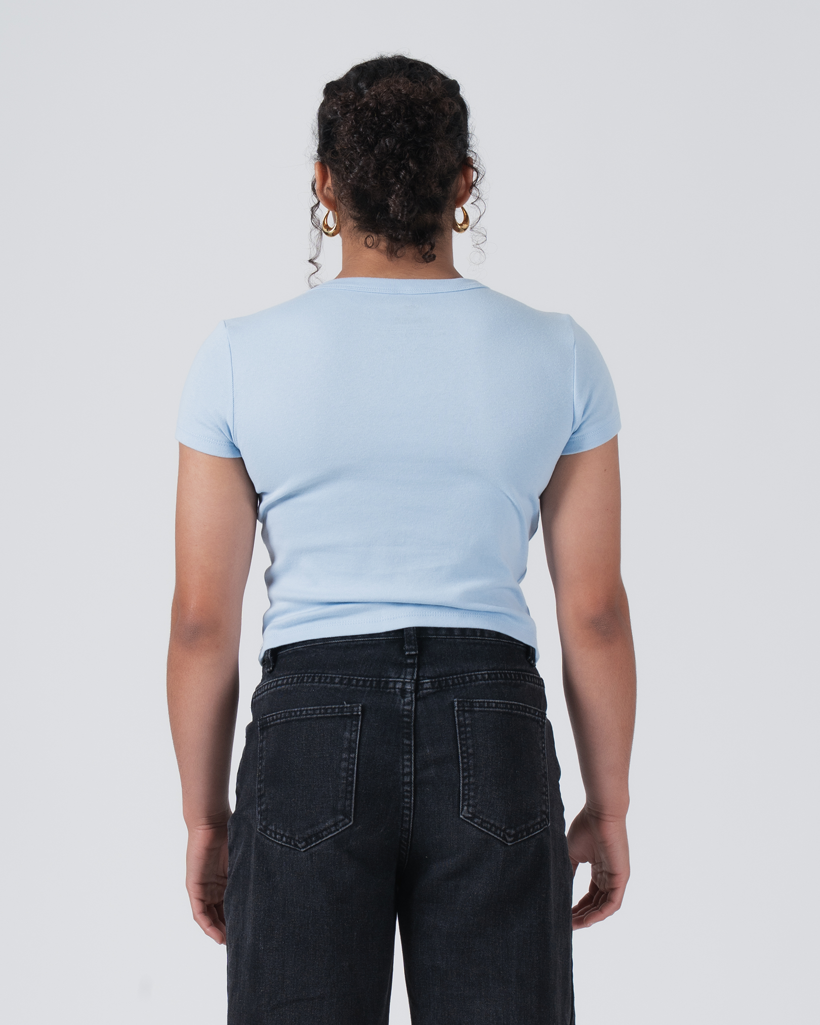 Haut court incliné pour femmes