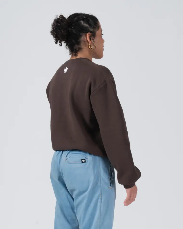 Sweat à capuche court Arte Suave pour femmes