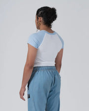 Kingz_Gentle Art Club Women's Baby Tee_White_Women_KZWTS05_03