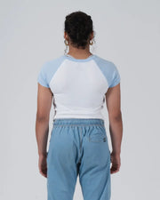 Kingz_Gentle Art Club Women's Baby Tee_White_Women_KZWTS05_04