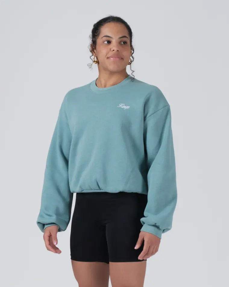 Sweat à capuche court Arte Suave pour femmes