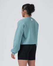 Kingz_Script Crewneck Sweatshirt_Arctic_Women_KZWH06_03