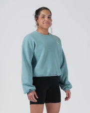 Kingz_Script Crewneck Sweatshirt_Arctic_Women_KZWH06_05