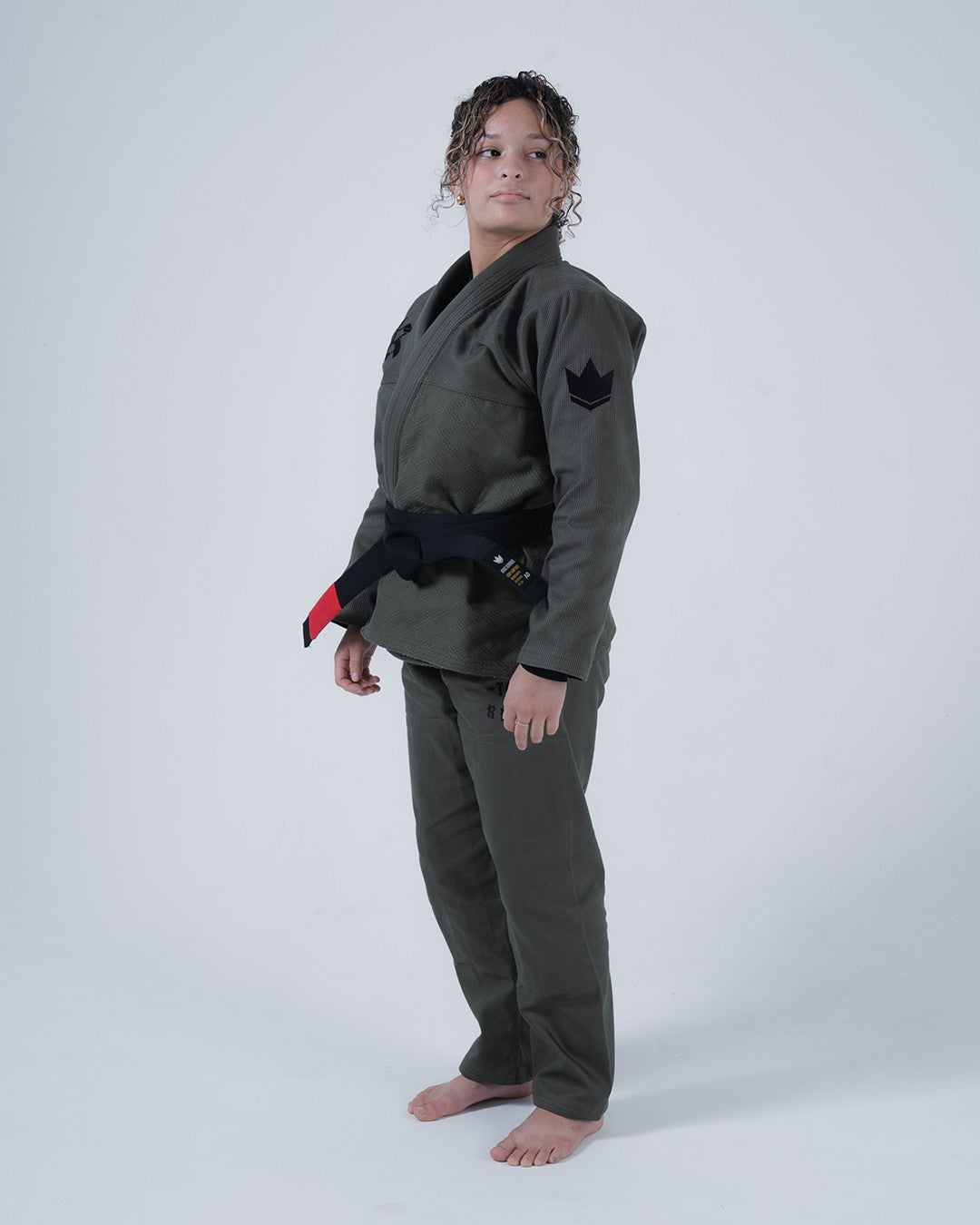 Kingz Born to Rule Women's BJJ Gi - Green