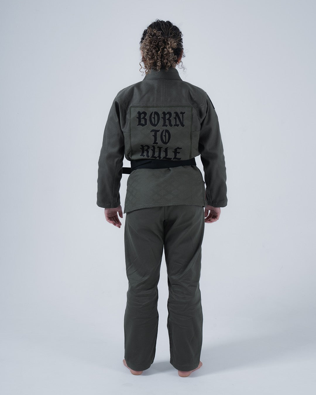 Kingz Born to Rule Women's BJJ Gi - Green