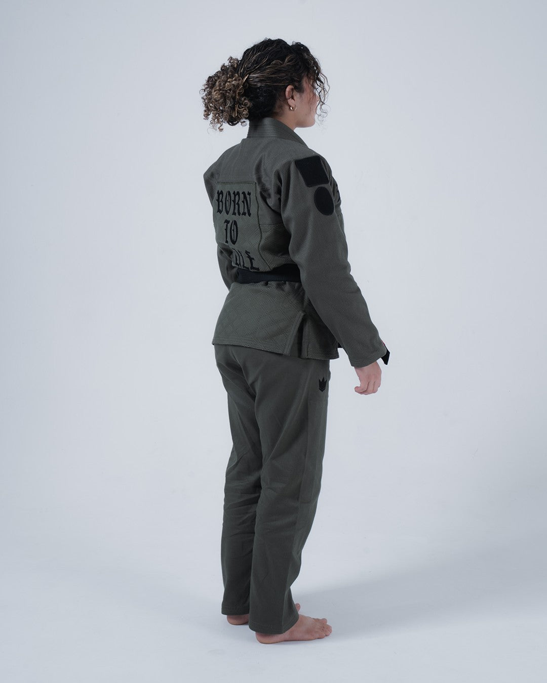 Kingz Born to Rule Women's BJJ Gi - Green