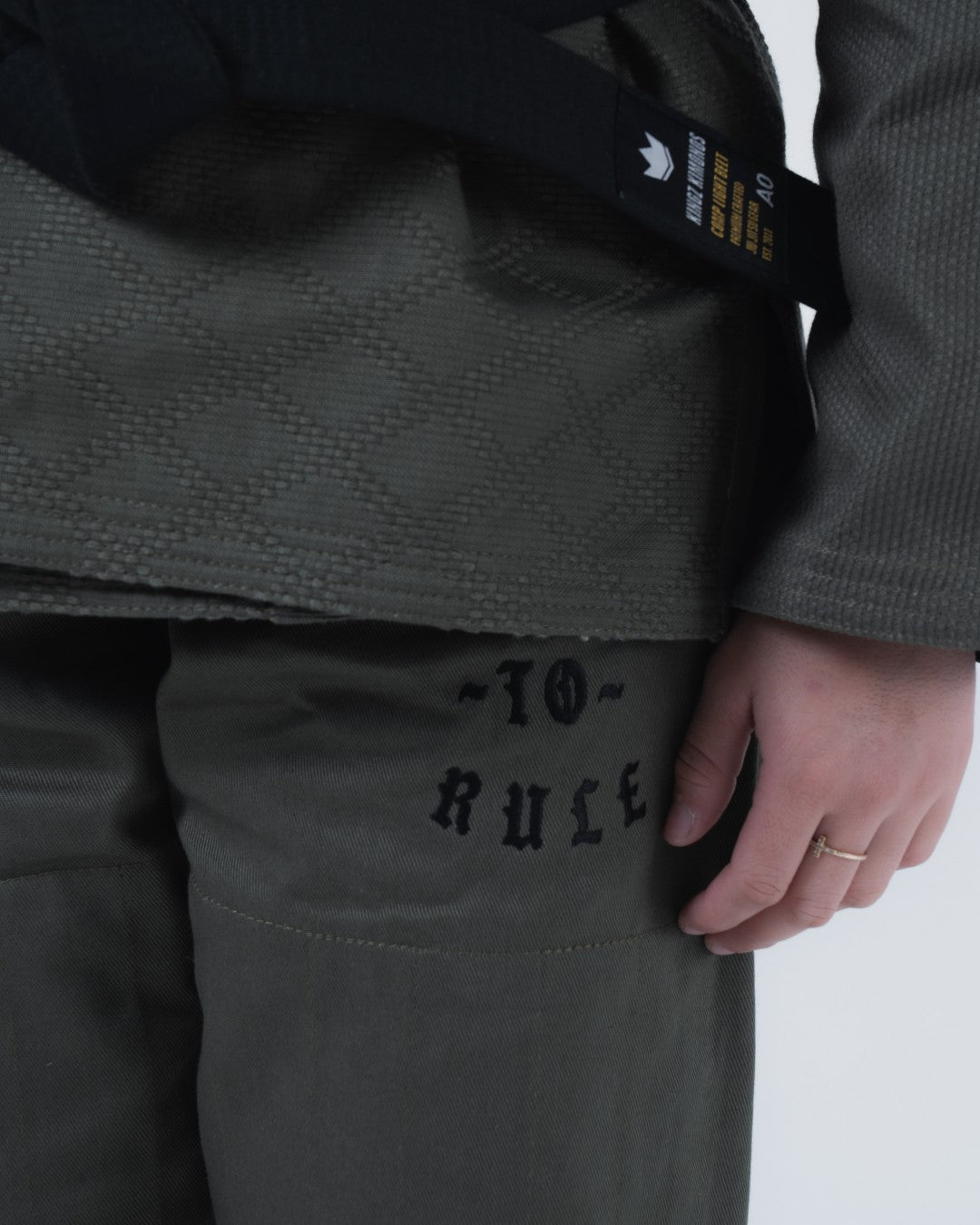 Kingz Born to Rule Women's BJJ Gi - Green
