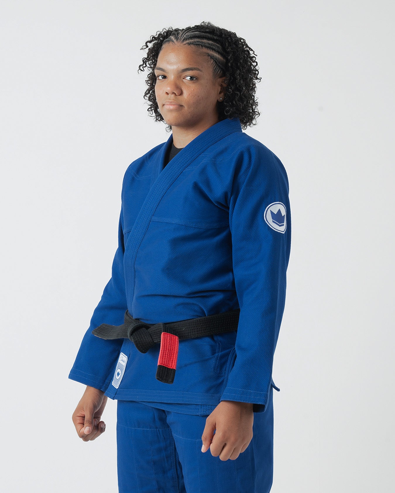 Women's Jiu-Jitsu Gi - Haibiscus Design With Pearl Weave Jacket & Ripstop Pants