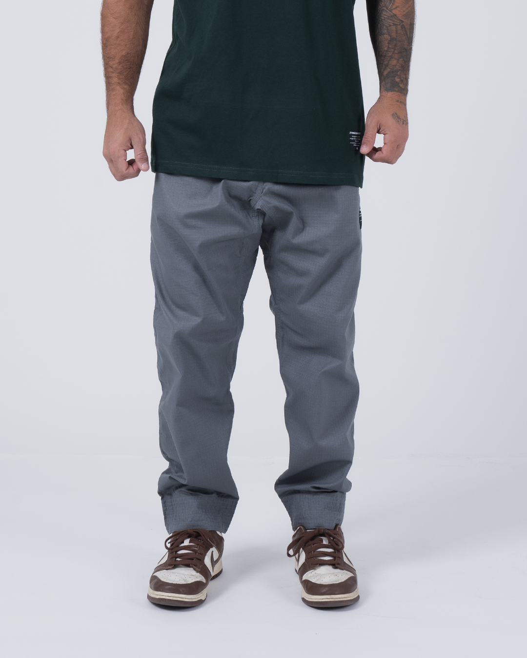 Casual Rip Stop Gi Pant - Grey