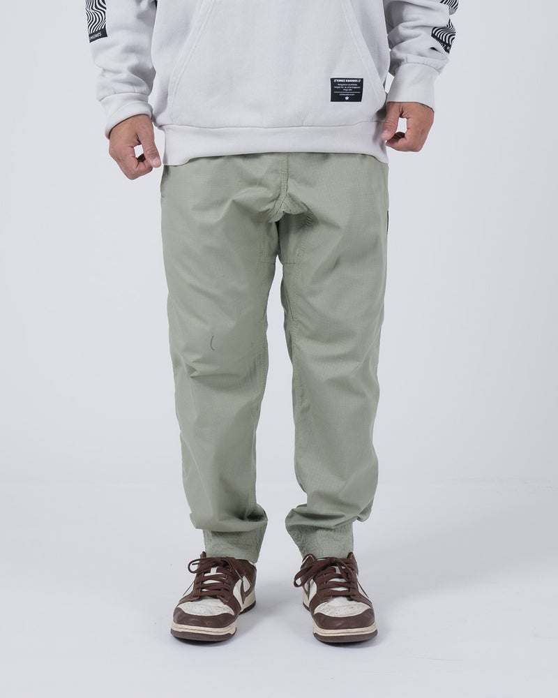 Kingz Casual Rip Stop Men's Gi Pants - Sage