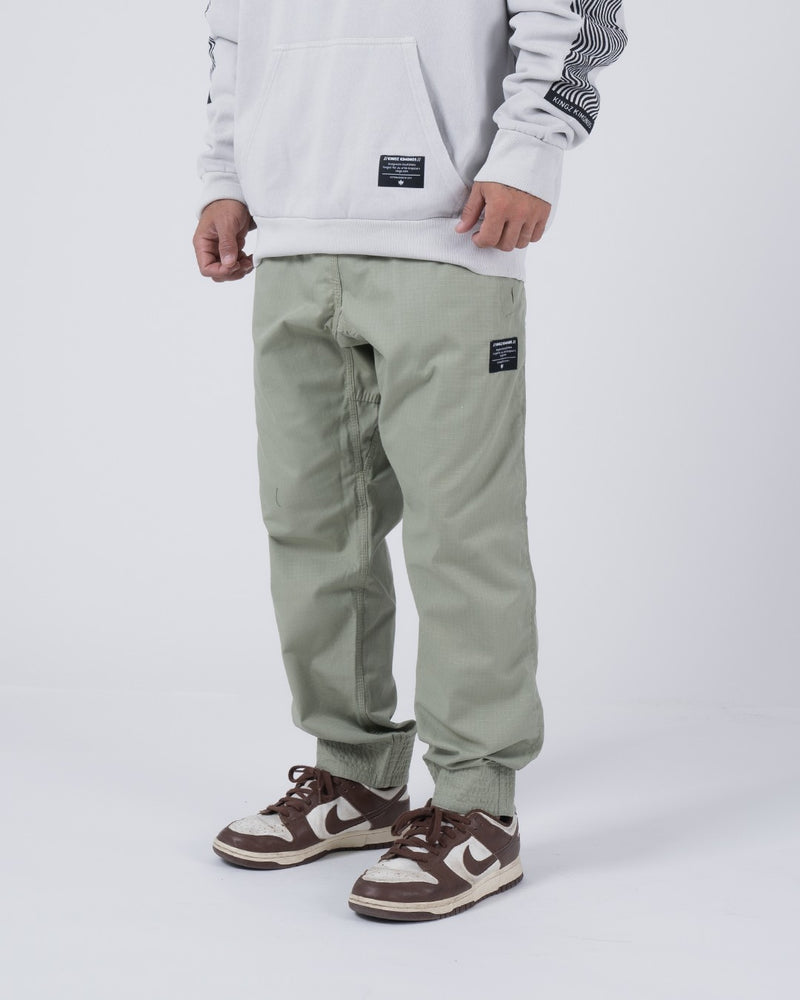 Kingz Casual Rip Stop Men's Gi Pants - Black