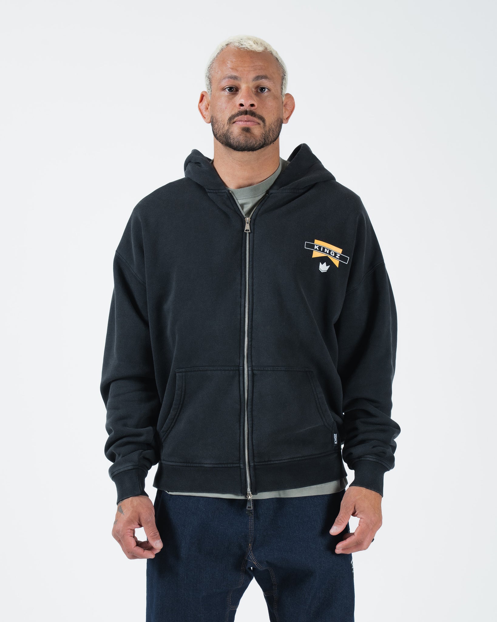 Flag Zip Up Hoodie