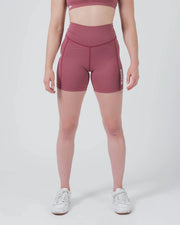 Kingz_Kore Women's Training Shorts_Red_Women_KZWS01_01