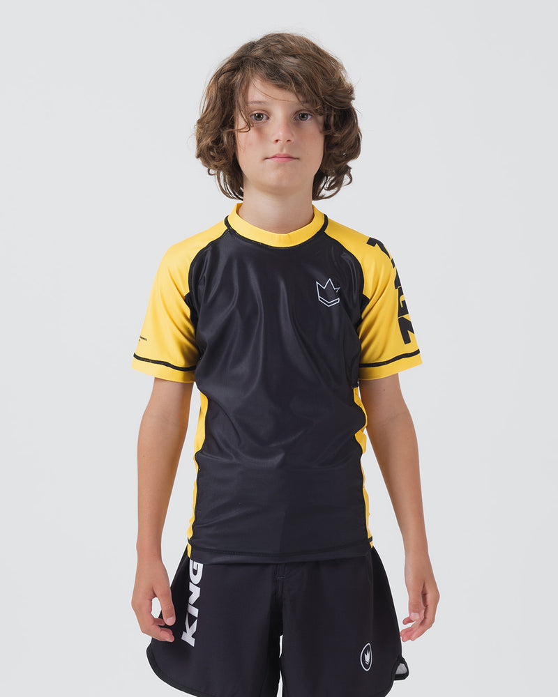 Ranked Youth S/S Rashguard - Yellow