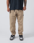 Casual Rip Stop Gi Pant - Khaki Khaki from Kingz