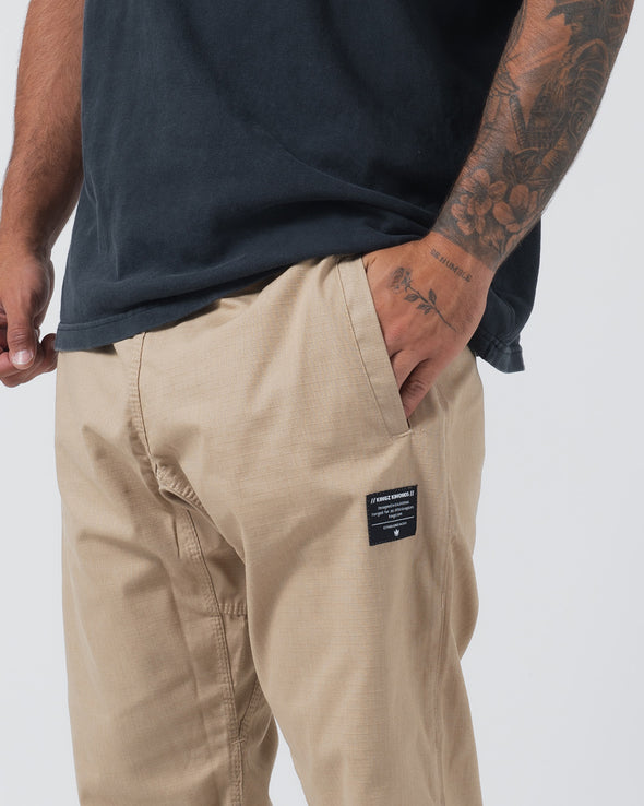 Casual Rip Stop Gi Pant - Khaki