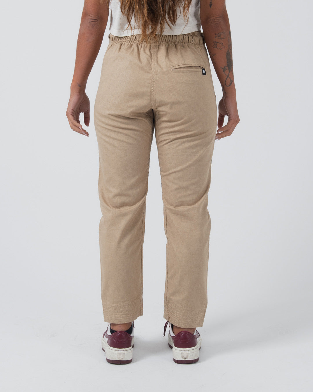 Casual Rip Stop Gi Pant - Khaki - KINGZKIMONOS.com