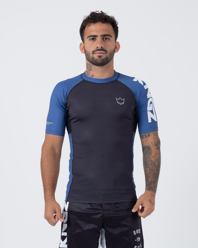 Rashguard Classé Performance V2 S/S - Bleu