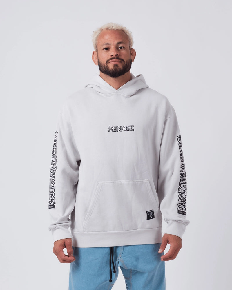 Sweat à capuche Flow - Blanc