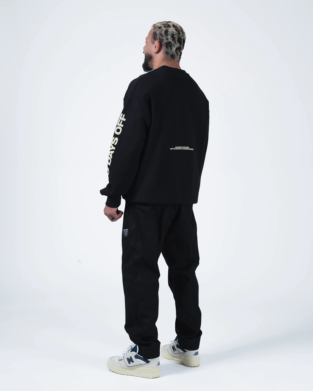 No Days Off Crewneck Sweater