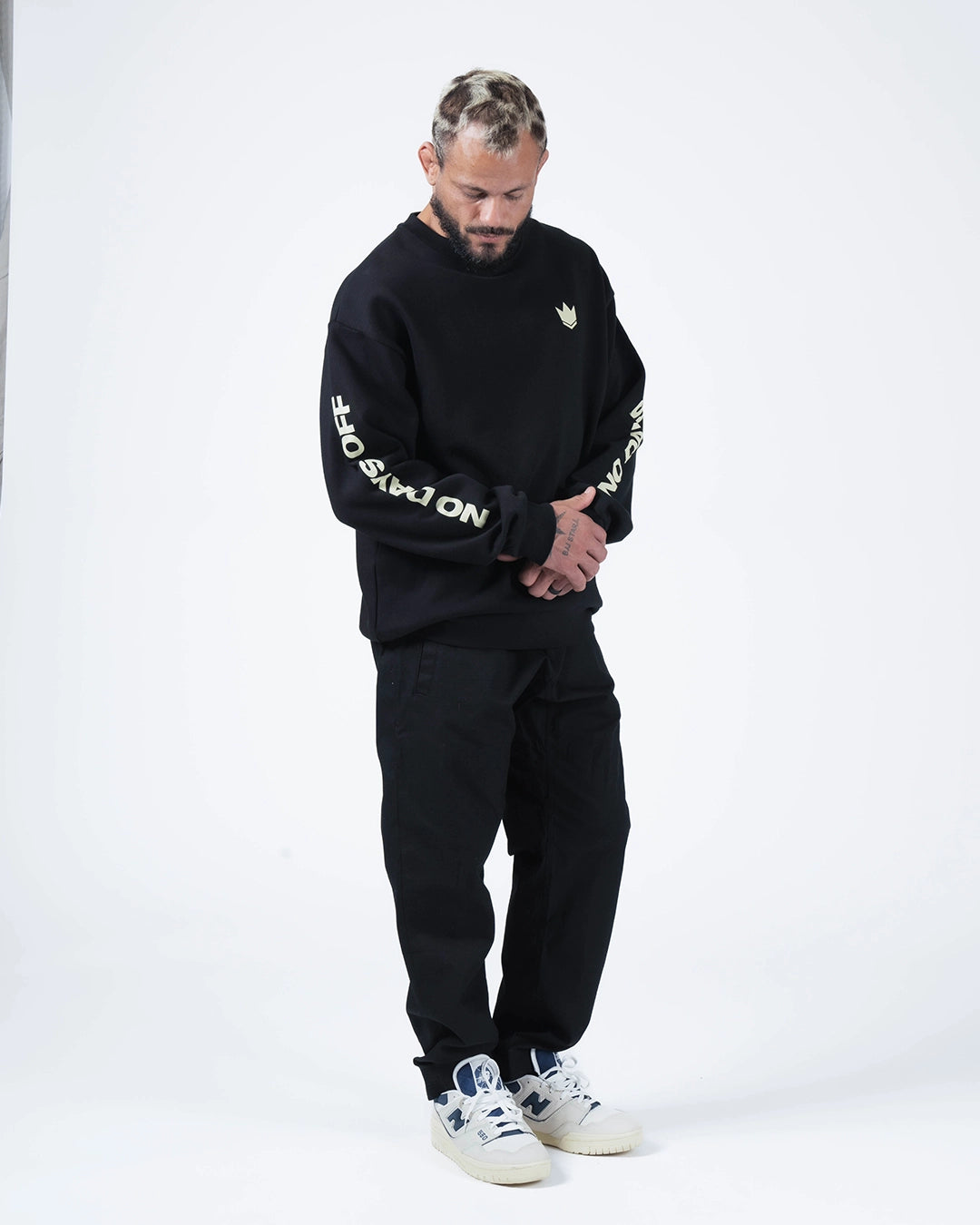 No Days Off Crewneck Sweater