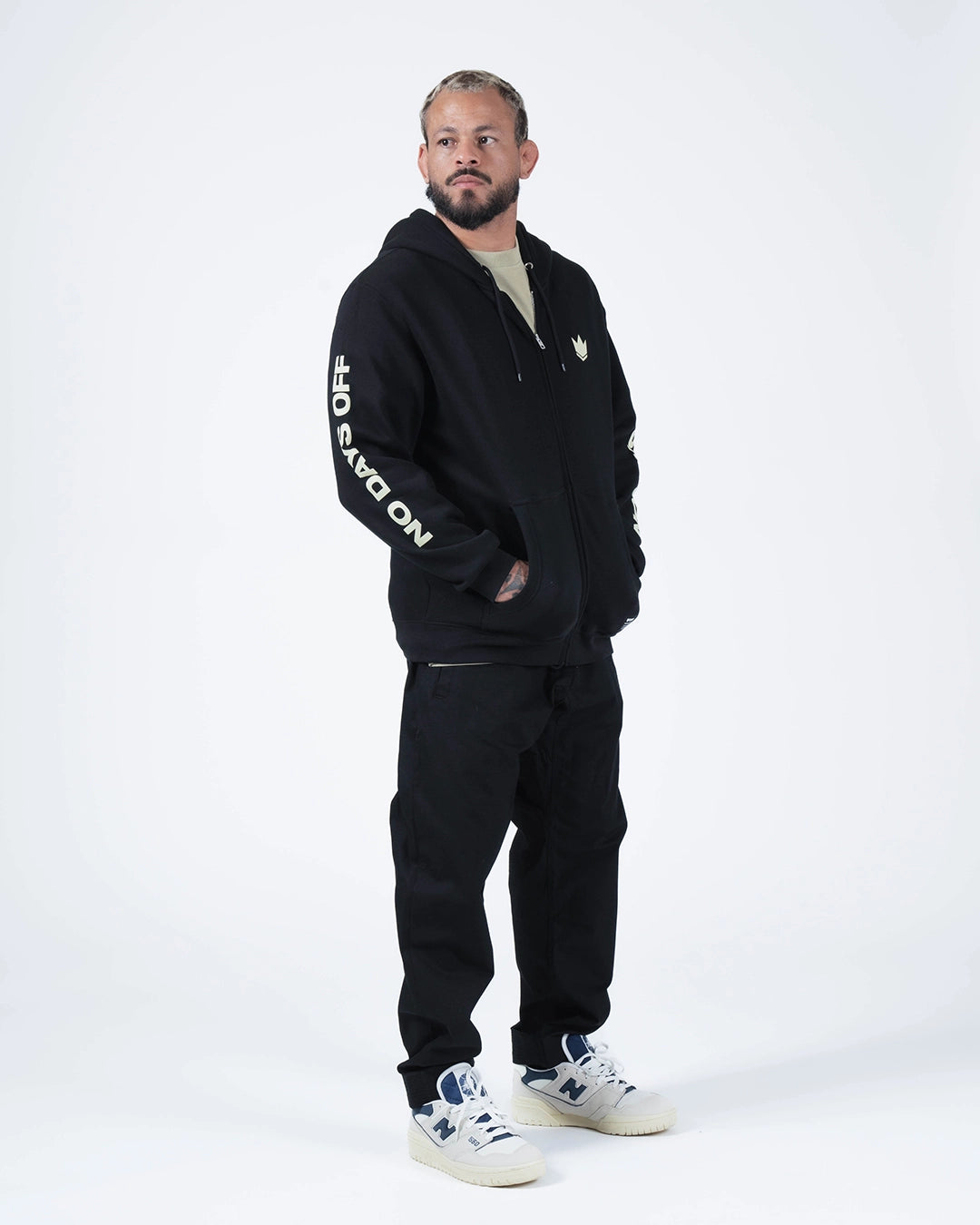 No Days Off Zip Up Hoodie