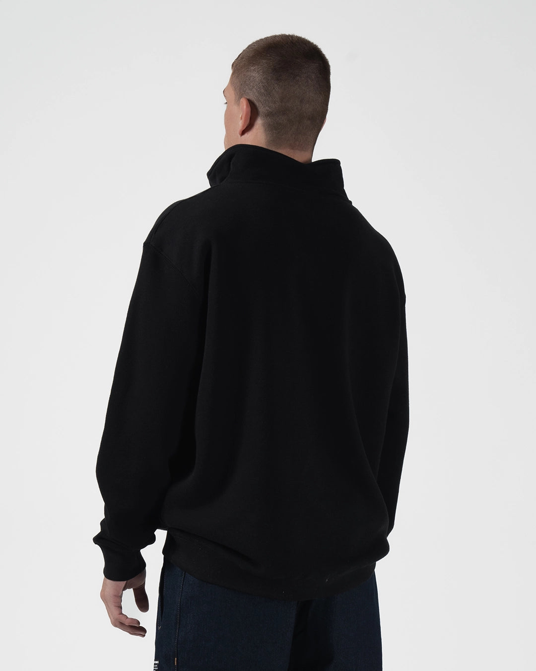 Script Quarter Zip Sweater