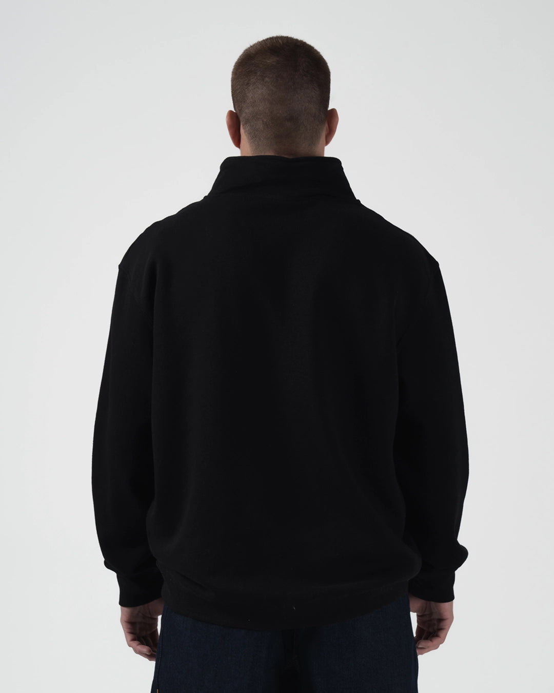 Script Quarter Zip Sweater
